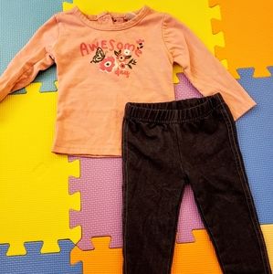 Infant top and jeans NWOT